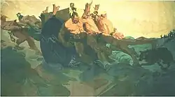 Frederick Melville DuMond's oil painting "The Dawn" (1927)