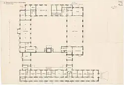 Floor plan of the complex