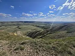 The Frenchman River Valley viewed from Jones Peak