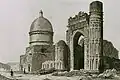 The mosque and mausoleum in 1851