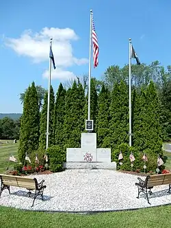 War Memorial on Friedens Cemetery.