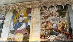 Fulham Palace, London, The Tait Chapel south-wall mural.