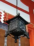 Hanging lantern at Fushimi Inari Shrine