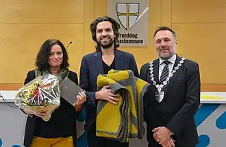 Receiving the County Culture Award 2018