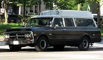 Wayne Sentinel ambulance (GMC C20 Suburban 1969–1972)