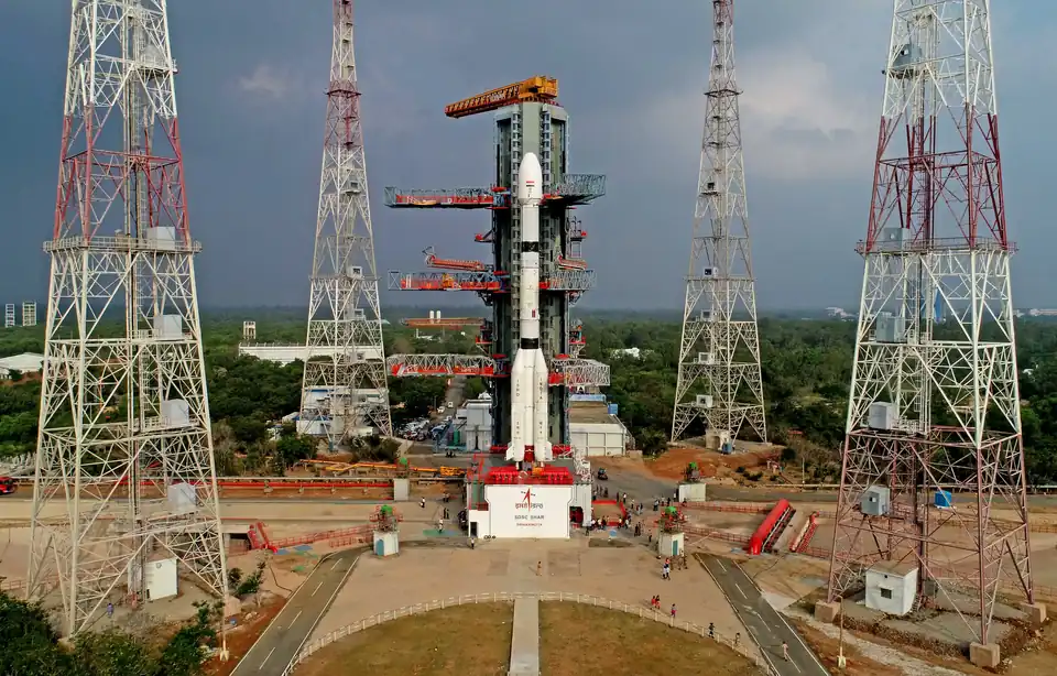 GSLV-F14, INSAT-3DS - Launch Vehicle at Second Launch Pad (SLP).webp