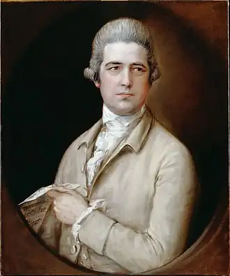 Gainsborough, Thomas: Portrait of Thomas Linley the Elder