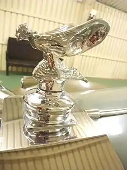 Chassis 4CS4: Kneeling Spirit of Ecstasy (1934–1939 and 1946–1956) mounted on most of the radiators, except chassis 4BP7 & 4CS6