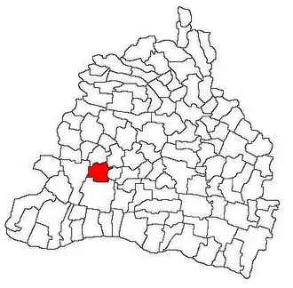 Location in Dolj County