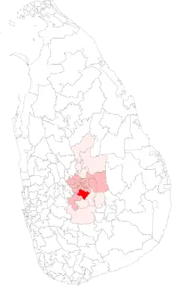 Location of Gampola