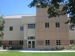 Student and Community Services Center, rear view