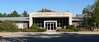 Garfield County Courthouse in Burwell