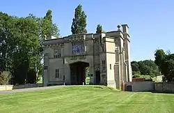 Salvin's Tudor outer gatehouse