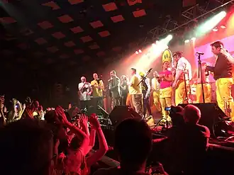 Colonel Mustard & the Dijon 5's set at Glasgow Barrowlands on 5 March 2016.