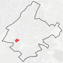 Location in Athens