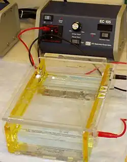 Gel electrophoresis apparatus