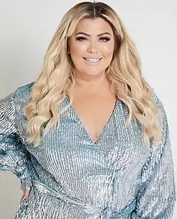 Gemma Collins in a photoshoot for her cosmetics company GemmaCollagen.