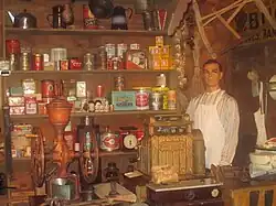 General store exhibit at the Deaf Smith County Historical Museum in Hereford, Texas