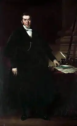 Portrait of Samuel Holme by George Patten