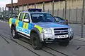 Gibraltar Police 4x4, notice the naval ('RN') number plate - all GDP vehicles carry military number plates