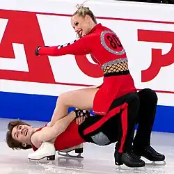 Gina Zehnder and Beda Leon Sieber at the 2024 World Championships