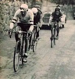 Gino Bartali claimed his first of three Giro di Lombardia wins in 1936