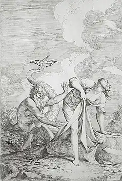Glaucus and Scylla (1661), 35.24 x 23.5&nbsp;cm.
