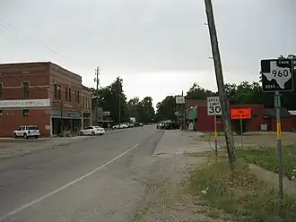 The northern end of FM 960 is at Glen Flora where there are a few businesses and a post office.