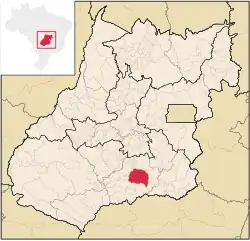 Location in Goiás state