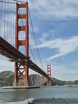 Golden Gate Bridge seen from Fort Point