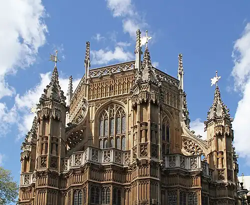 The Henry VII Chapel at Westminster Abbey, built by Henry VII of England