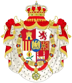 Arms of Joseph Bonaparte, as King of Spain