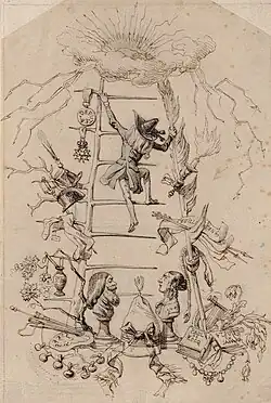 Jérôme Paturot (1846), pen and ink, 20.4 x 14&nbsp;cm., Metropolitan Museum of Art