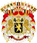 Coat of arms of Belgium (variant with all 10 provinces)