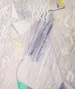 Großer Engel, 130 x 150&nbsp;cm, Öl auf Leinwand, 2015