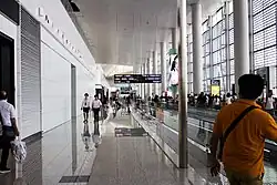 Departures concourse