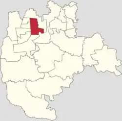 Location within Daxing District