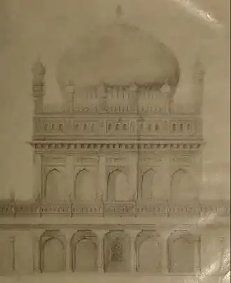 Gumbaz at Ganjam, by B L Rice in the Epigraphia Carnatica (Vol. 3), 1894.[8]