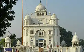 Guru Tegh Bahadur was publicly executed in 1675 on the orders of Aurangzeb in Delhi.[139]