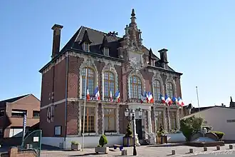 The town hall of Rouvroy