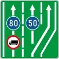 C89 Slow vehicles lane