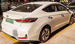 Hyundai Elantra Lingdong PHEV Rear view