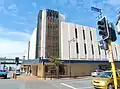 Clock tower of H & J Smith Invercargill, on the corner of Kelvin Street and Esk Street