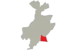 Location of Haasrode in Leuven