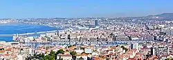 View of Marseille, the largest city in Occitania