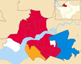 2019 results map
