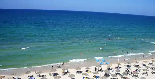 Beach of Hammamet, Tunisia
