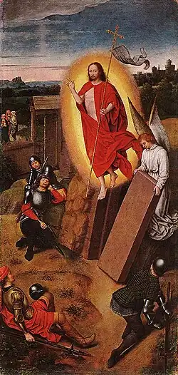 Resurrection of Christ, by Hans Memling, 15th century