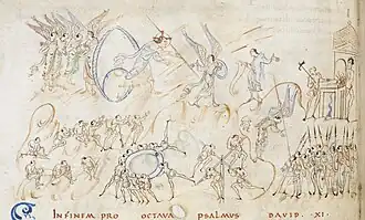 11th Cent Anglo Saxon Illuminated Manuscript.