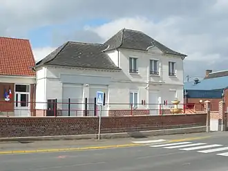 The town hall of Hauteville